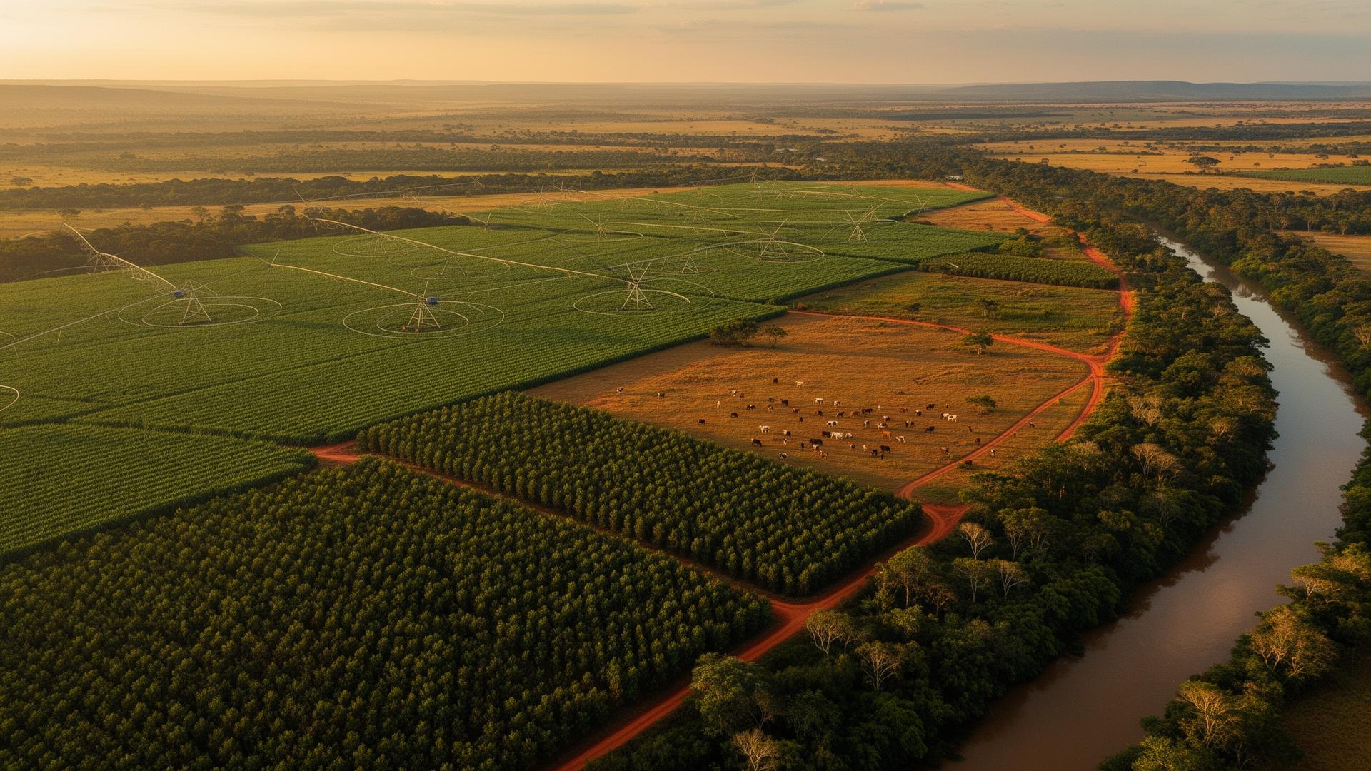 Paisagem do Grupo Porto Novo às margens do Rio Paracatu